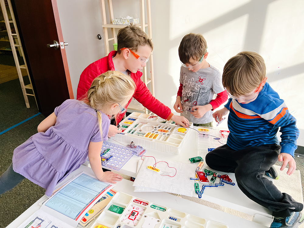 Learners collaborating at Heroes Academy